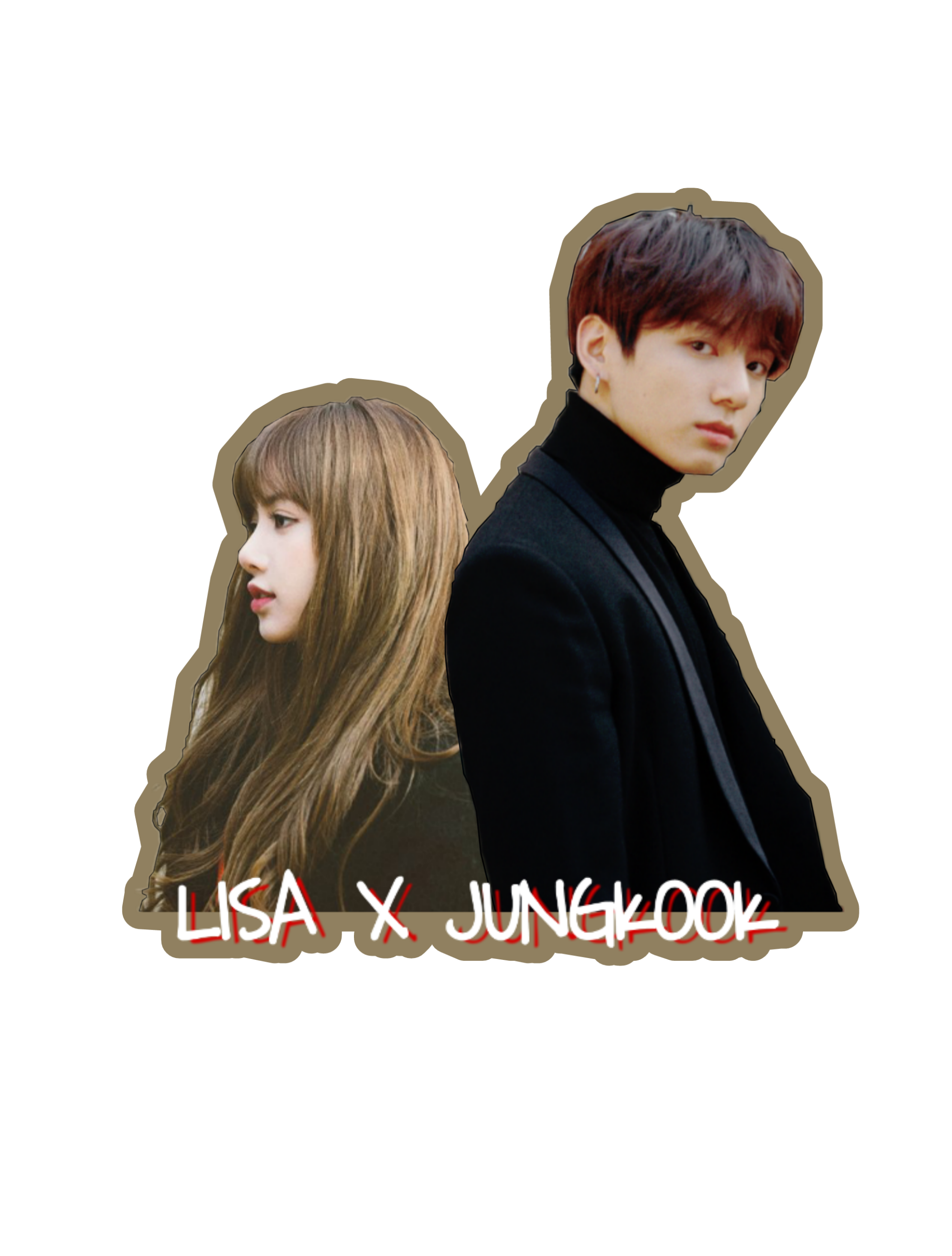 Lizkook Lisa Jungkook Blackpink Sticker By Kimfern