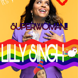 freetoedit alittlelate superwoman lillysingh