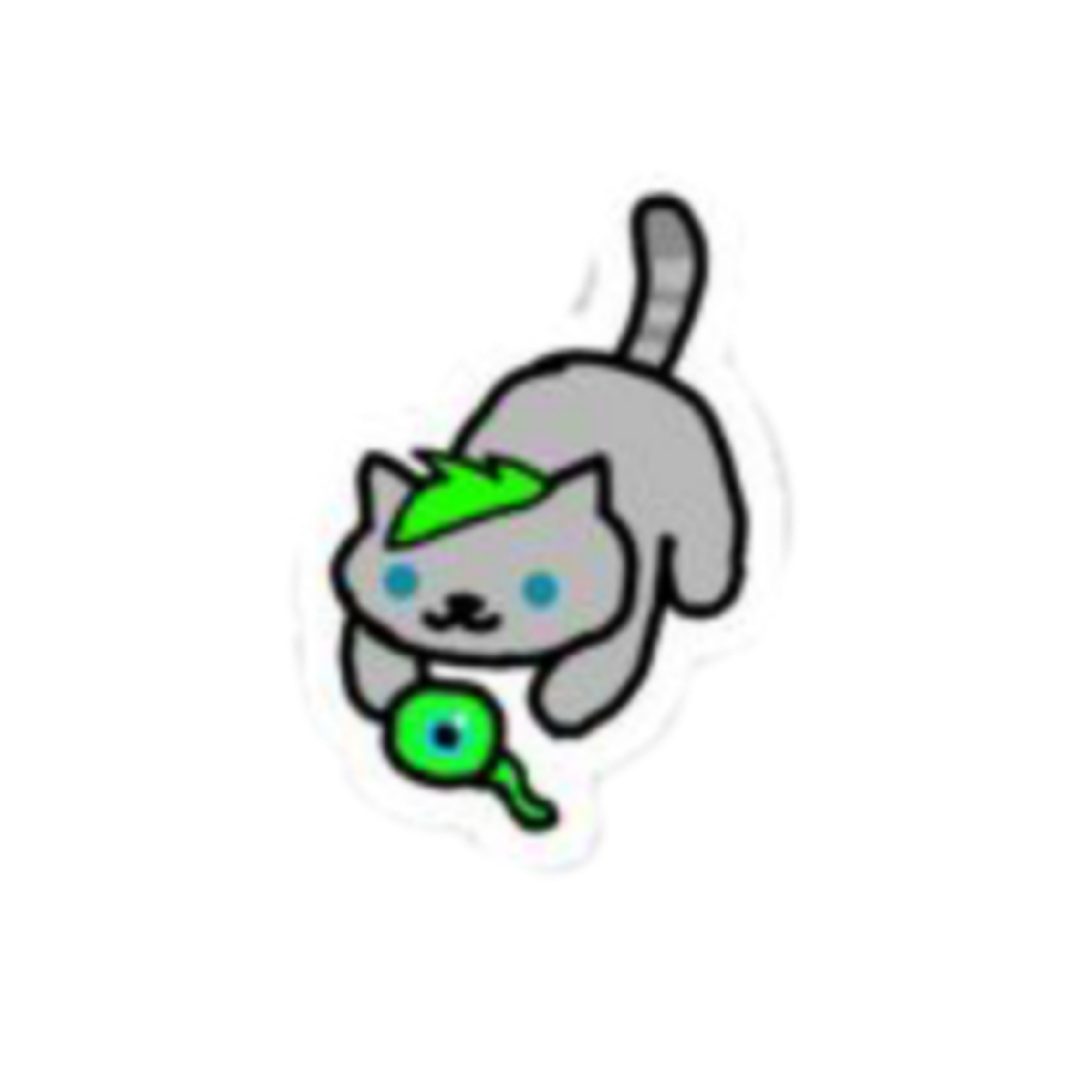 jacksepticeye cat kitty sticker by angela_pinkjackgirl