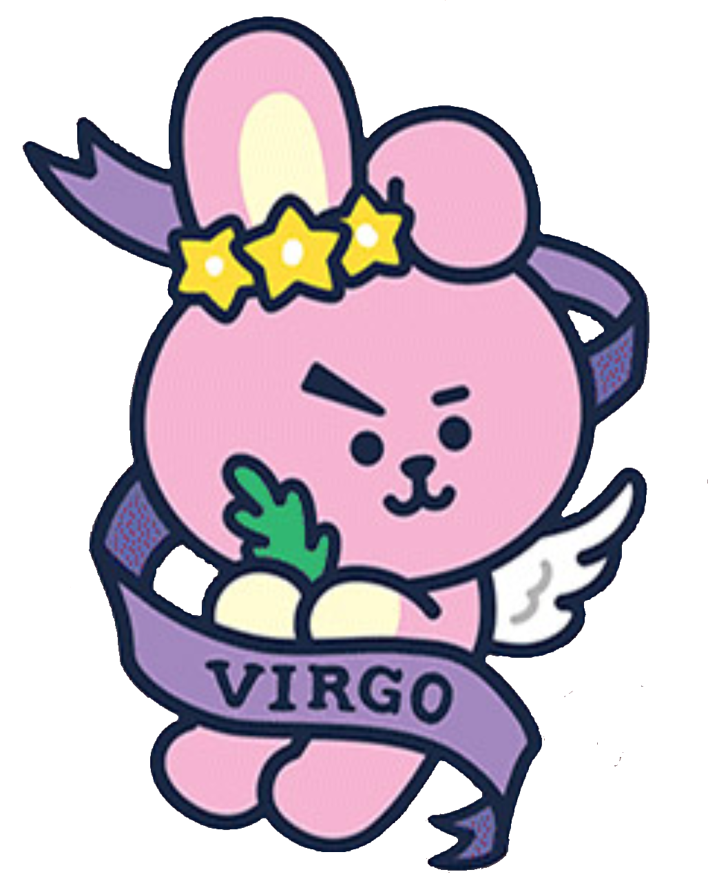 cooky bt21 virgo star ribbon zodiac Kpop bts...