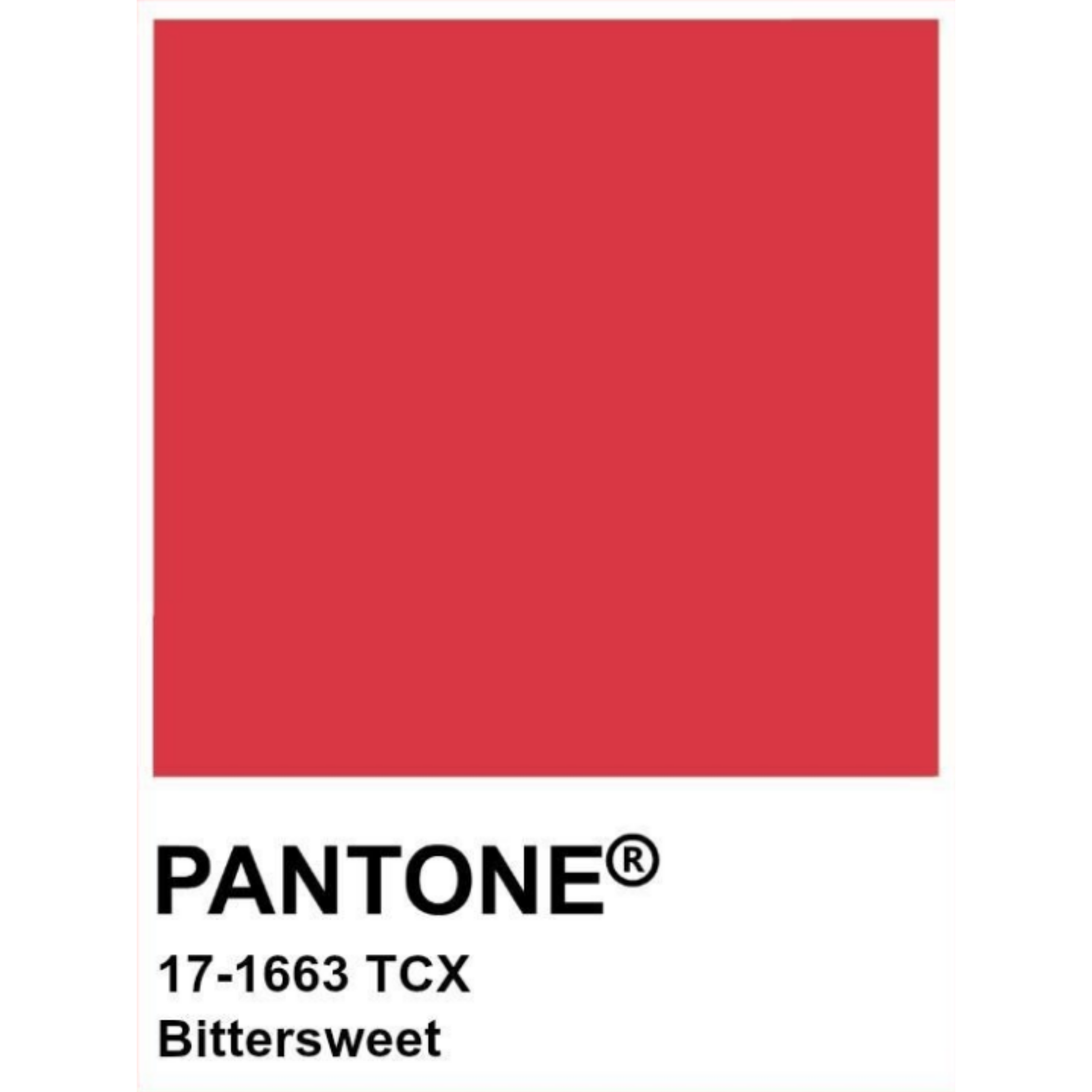 pantone pantonebittersweet color sticker by @minthii