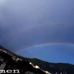 freetoedit myphoto arcobaleni pioggia rain pcgloomyweather
