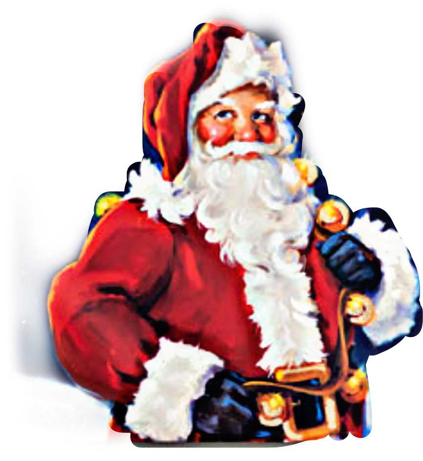 santa santaclaus stnick christmas sticker by @kimmytasset