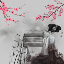 freetoedit geisha color edits edited ircvintageaesthetic vintageaesthetic