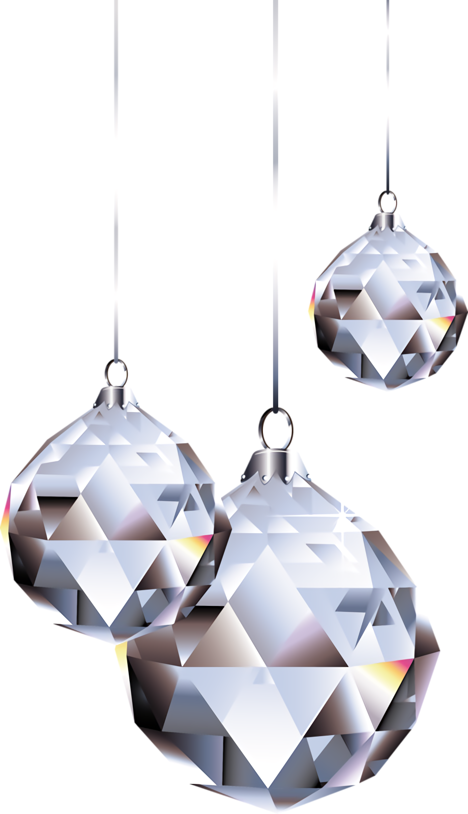 Shine glitter christmas ornaments silver...