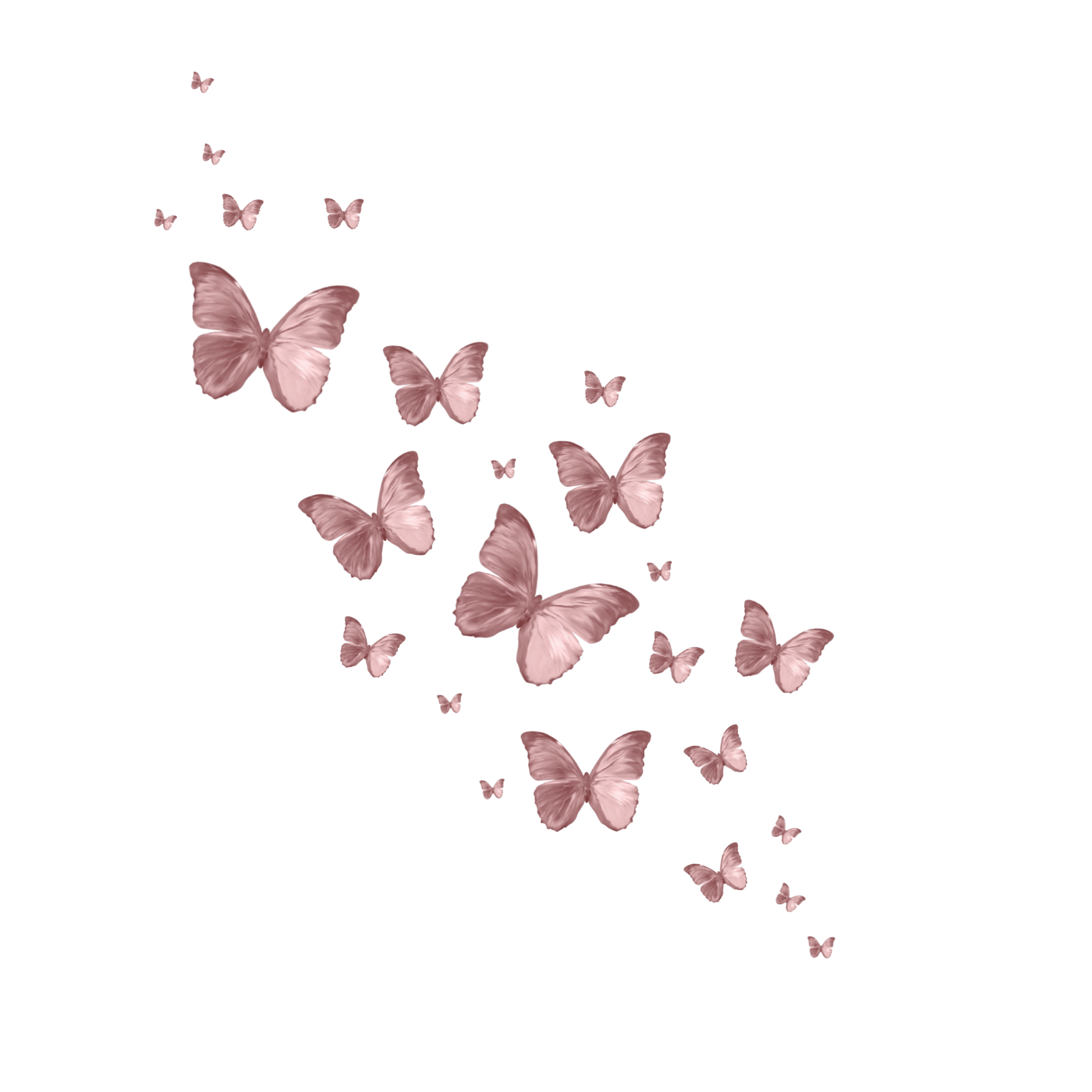 Pink Butterfly Aesthetic Stickers Aesthetic Stickers Cool Stickers B ...