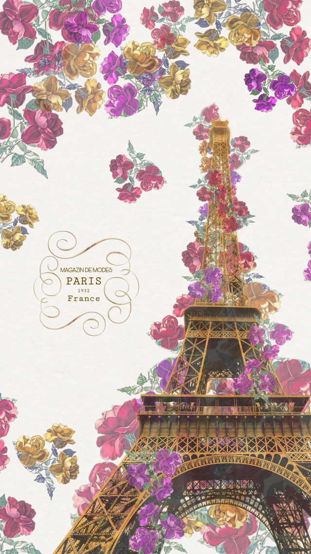 Eiffeltower Gold Swirls Image By Lockscreens Eiffeltower Gold Swirls Image By Lockscreens