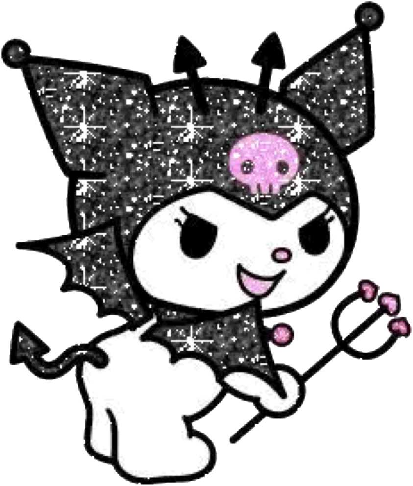 This visual is about kuromi sanrio goth soft softcore freetoedit #kuromi #s...