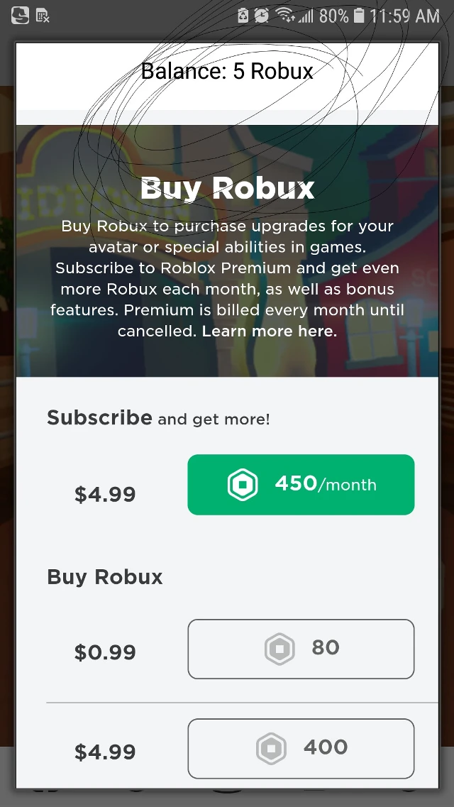 Lol I Have 5 Robux Left Image By Adrianna