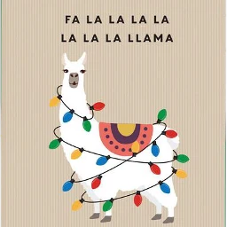 christmascard llama freetoedit (null) scchristmascard