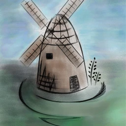 picasrt challenge windmill draw drawing dcwindmills windmills