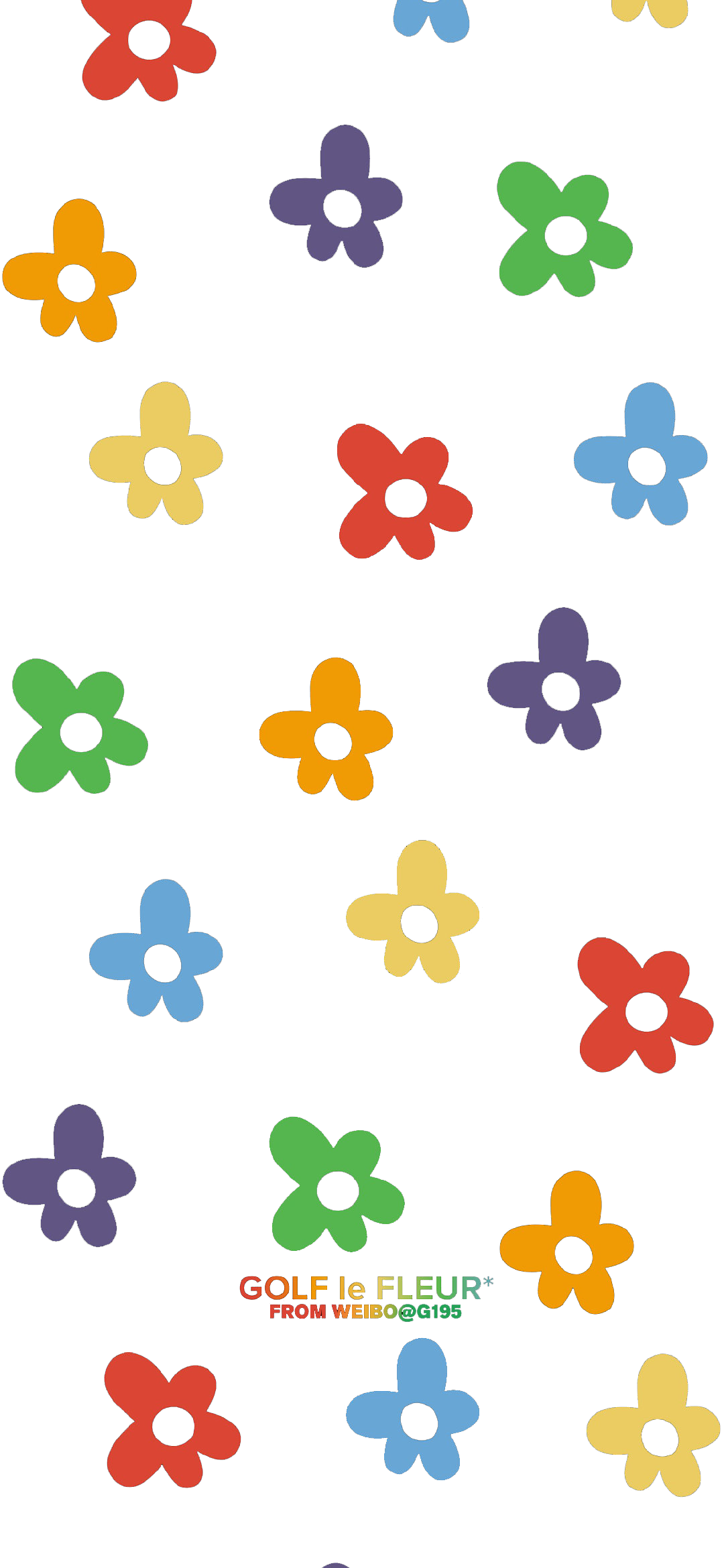 Golf Le Fleur Flowers Pattern