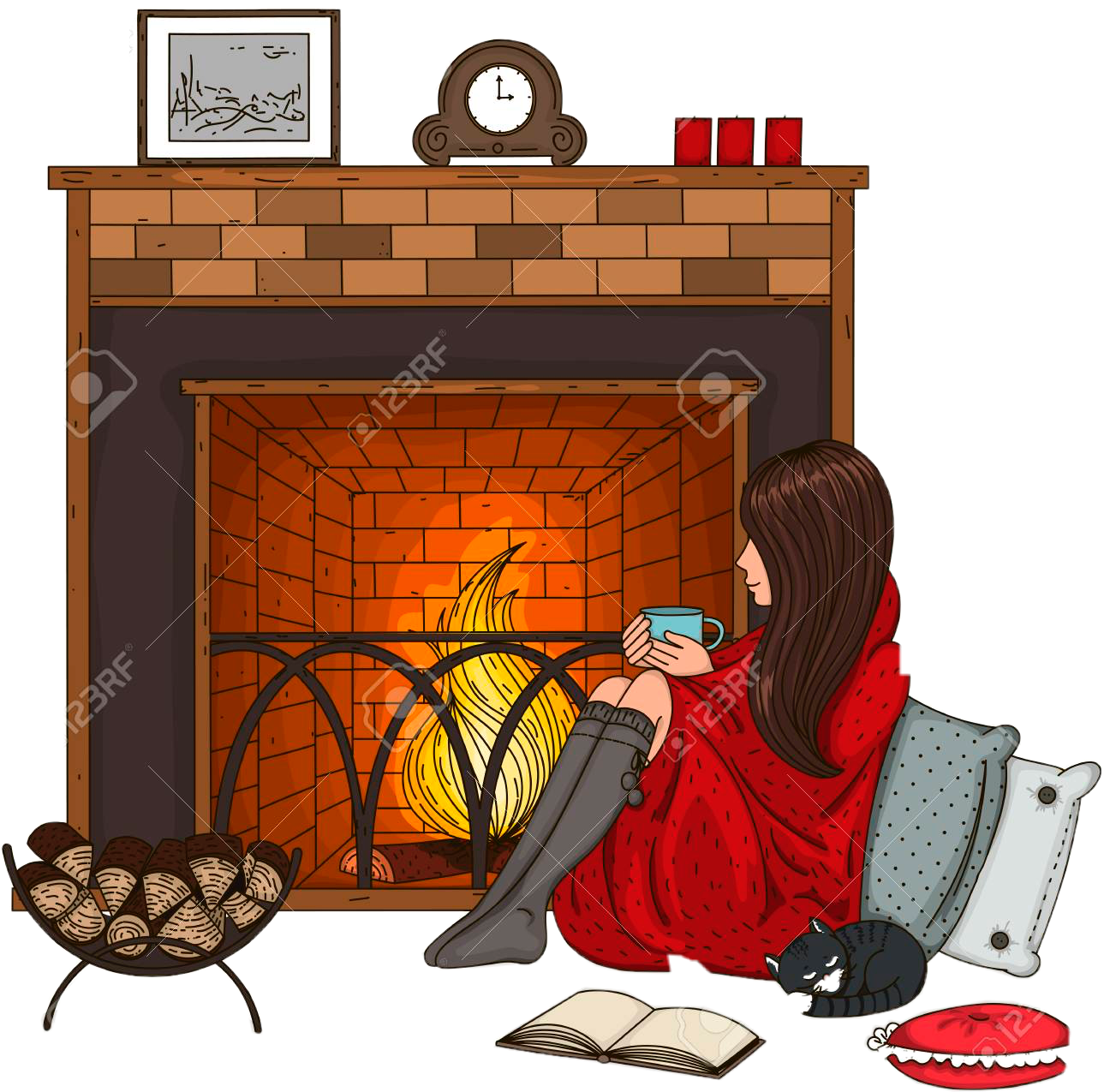 Sex By The Fireplace