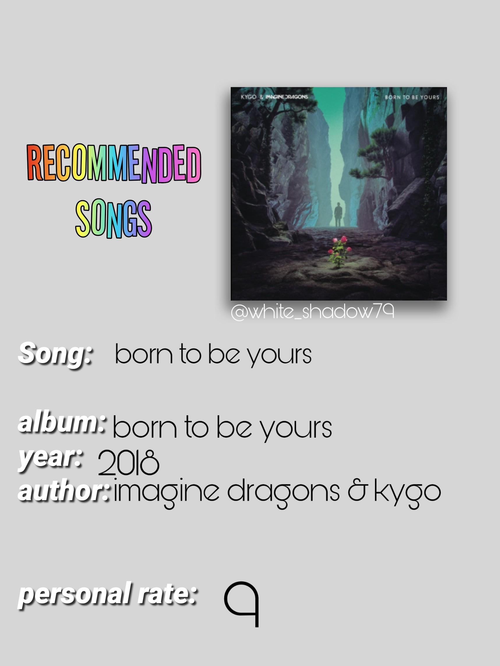 born to be yours imagine dragons album