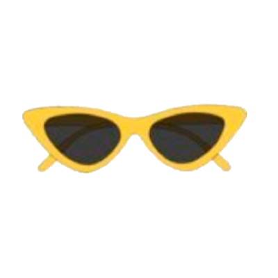 aesthetic yellow glasses sticker by @_xxaestheticxx_
