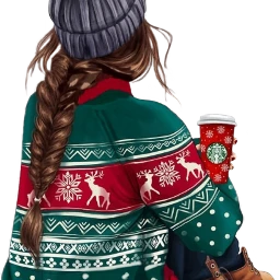 uglychristmassweater pullover christmas girl freetoedit scuglychristmassweater