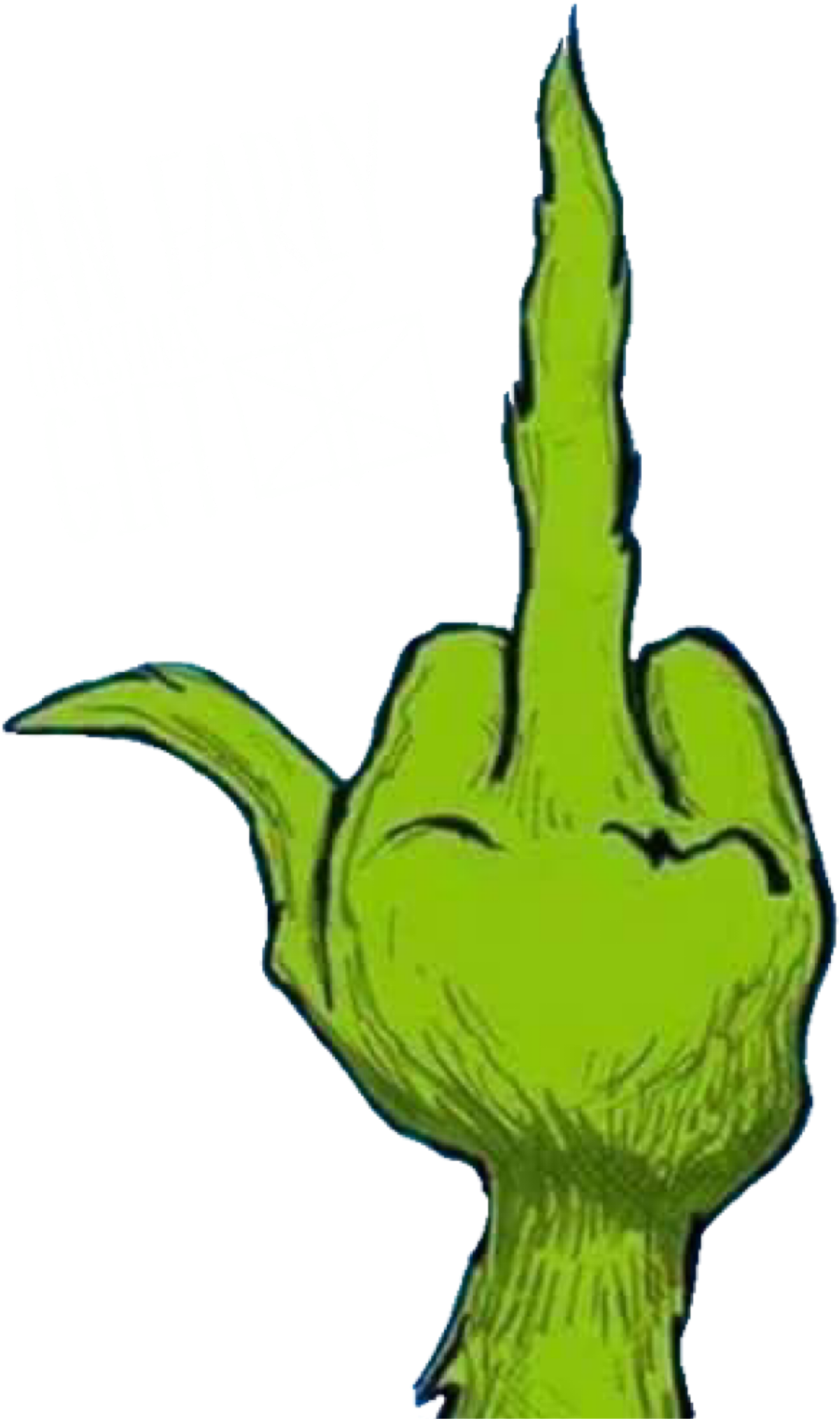 This visual is about grinchmas grinch middlefinger fuckyou fu freetoedit #g...
