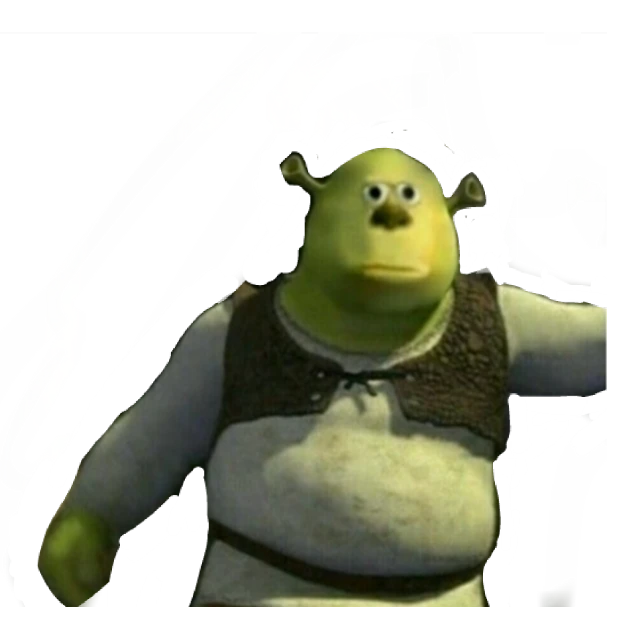 Cursed Meme Shrek Mikewazowsky Mike Sticker By