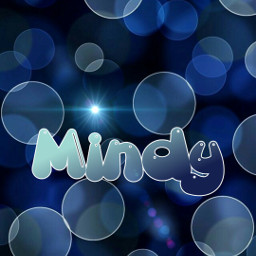 mindy bubble background