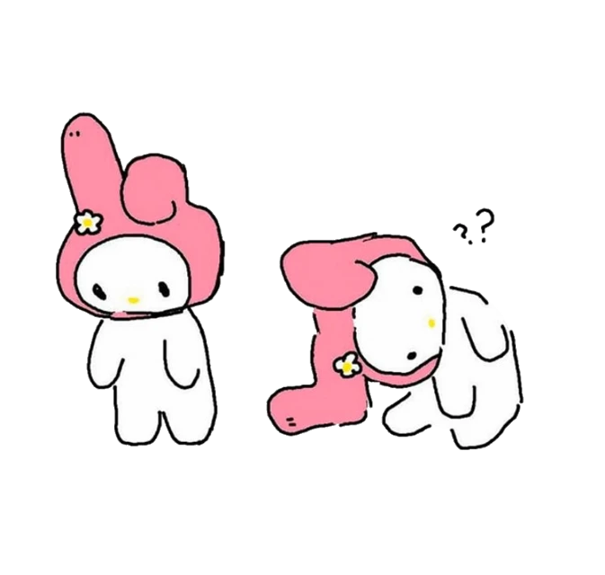 Sanrio Mymelody Hellokitty Pink Sticker By Baby