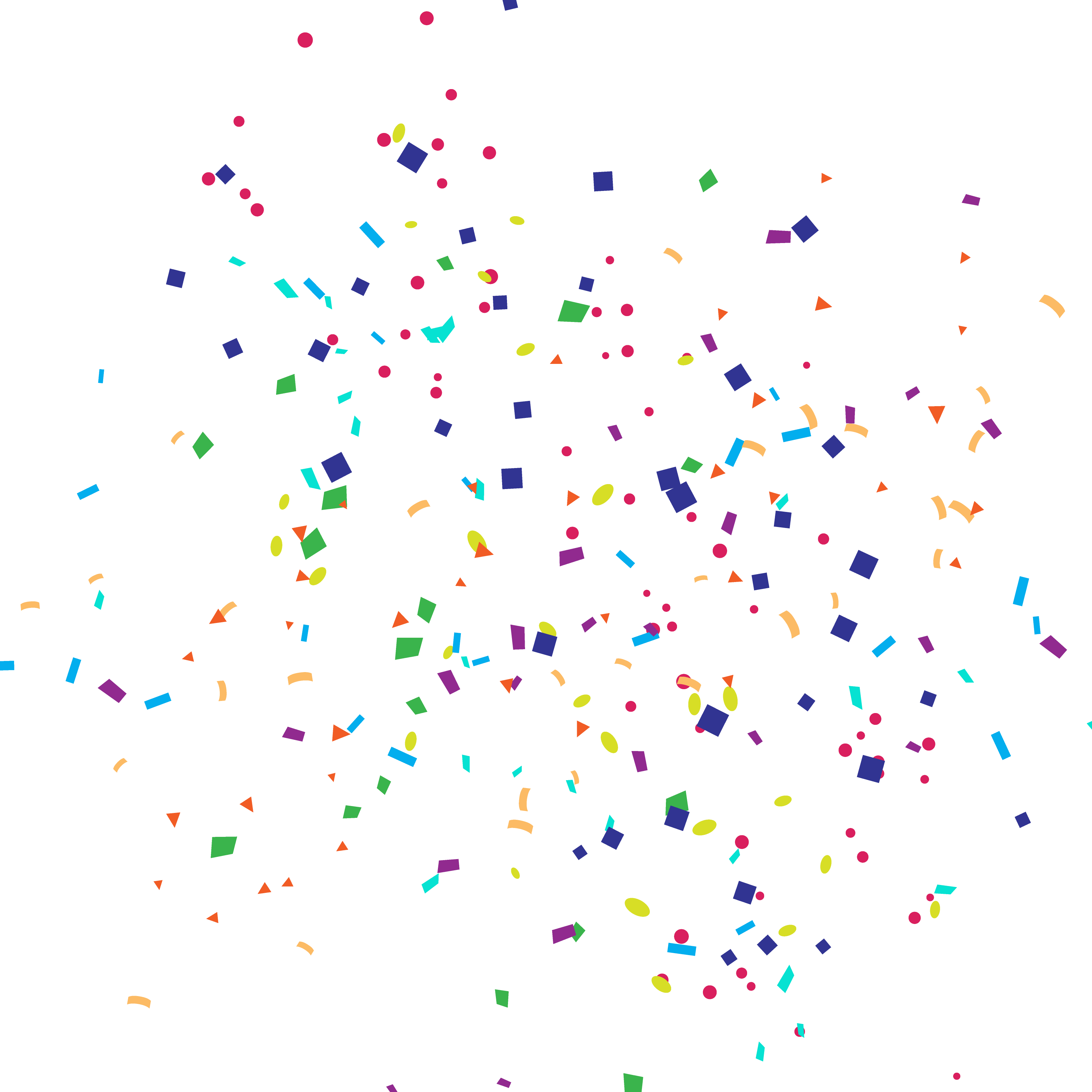 confetti newyears nye 2020 freetoedit sticker by picsart
