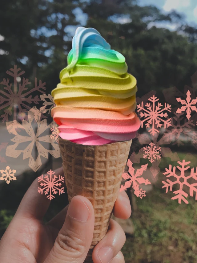 Eis Art Regenbogen Image By Sophie