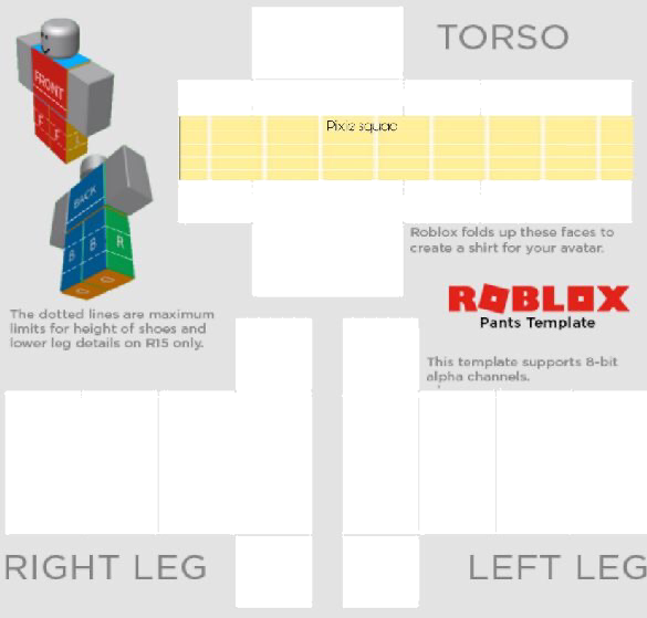 shoes template roblox