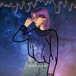 freetoedit galaxy galaxyedit invisibleclothes outlineart