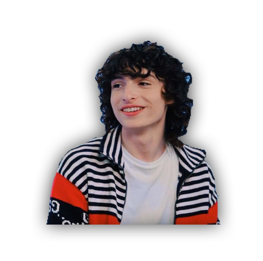 finnwolfhard finn wolfhard richie sticker by @lovelykaspbrak