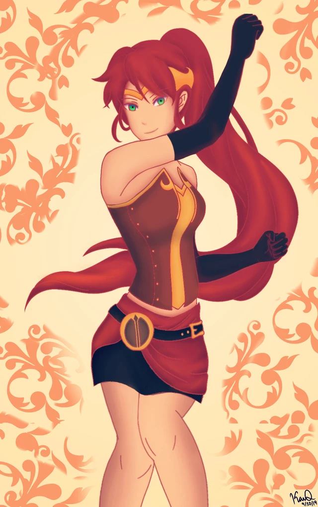 Rwby Pyrrhanikos Pyrrha Rwby Pyrrha Image By Kei Rwby Pyrrhanikos Pyrrha Rwby Pyrrha Image By Kei