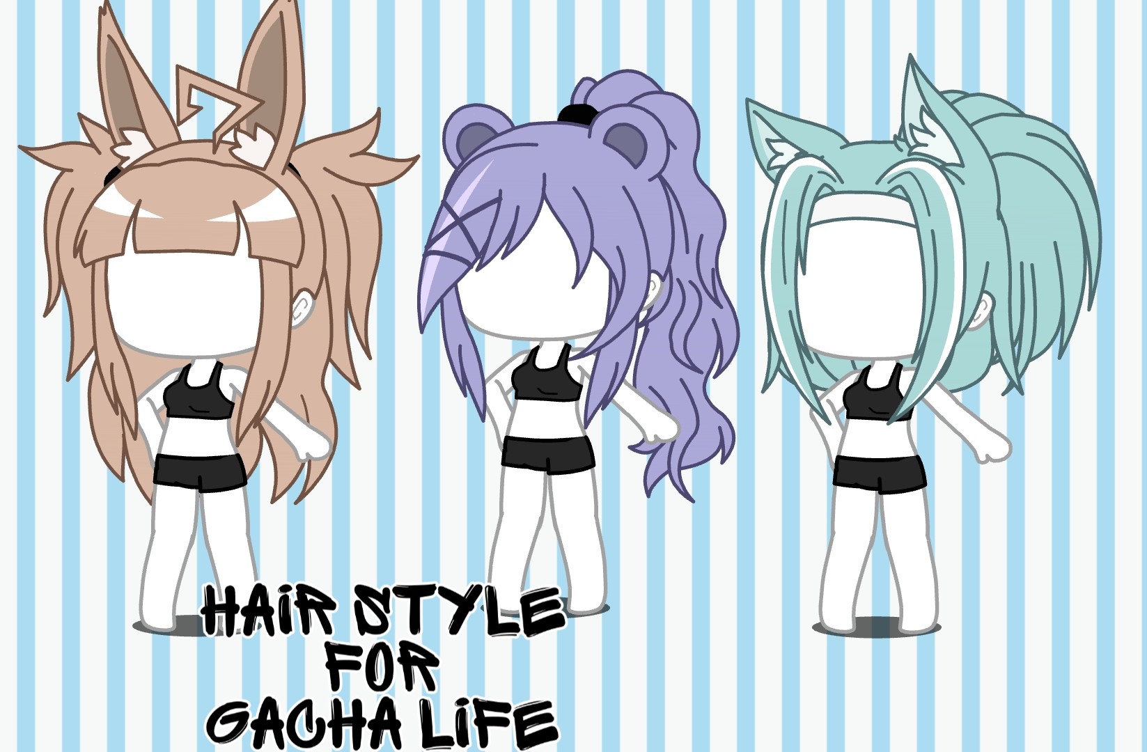 gachalife gacha_life hairstile hair image by @-soska.