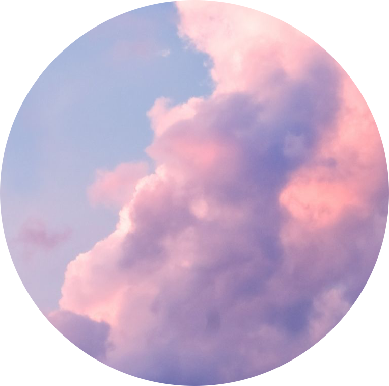 cloud clouds circle pink freetoedit sticker by @picsart