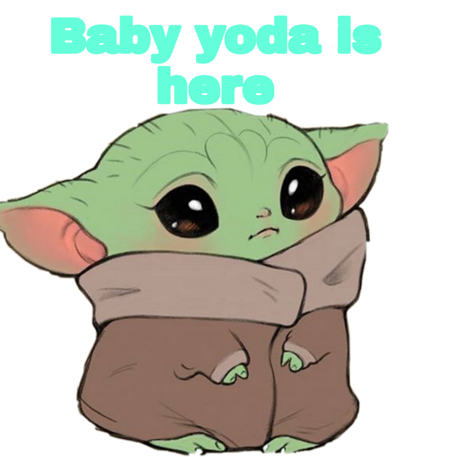 babyyoda freetoedit #babyyoda sticker by @qddire