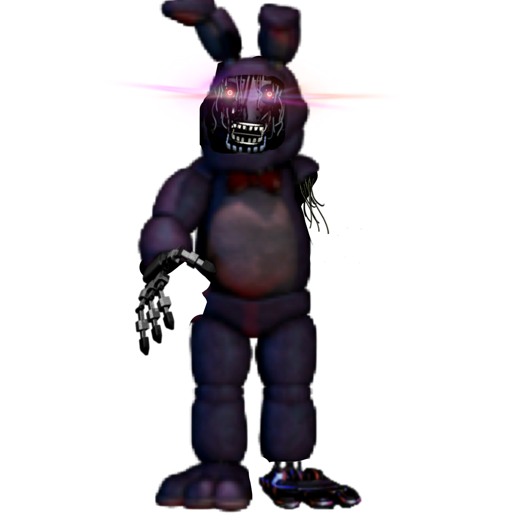 This visual is about withered freetoedit #withered classic bonnie.