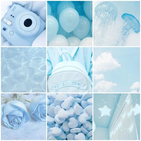 Blue Aesthetic Collage Challenge On Picsart Blue Aesthetic Collage Challenge On Picsart