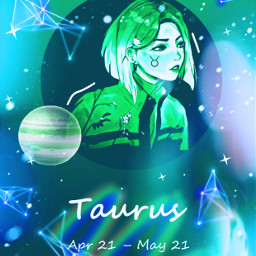 freetoedit taurus zodiac astrology