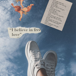 freetoedit shoes sky clouds aesthetic