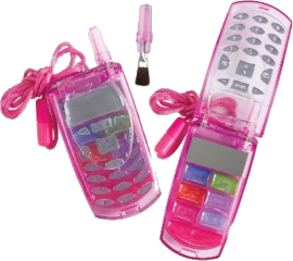 makeup pink aesthetic phone flipphone freetoedit