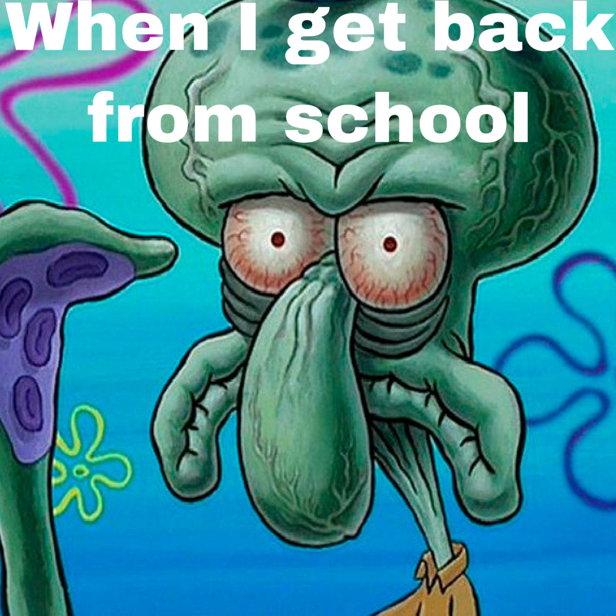 squidward squidwardtentacles image by @spongebobmemers.