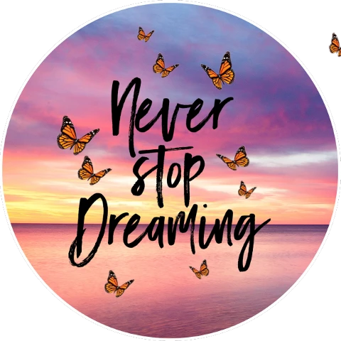 #neverstopdreaming,#sunset,#butterflies,#quote,#freetoedit,#scquotes,#quotes