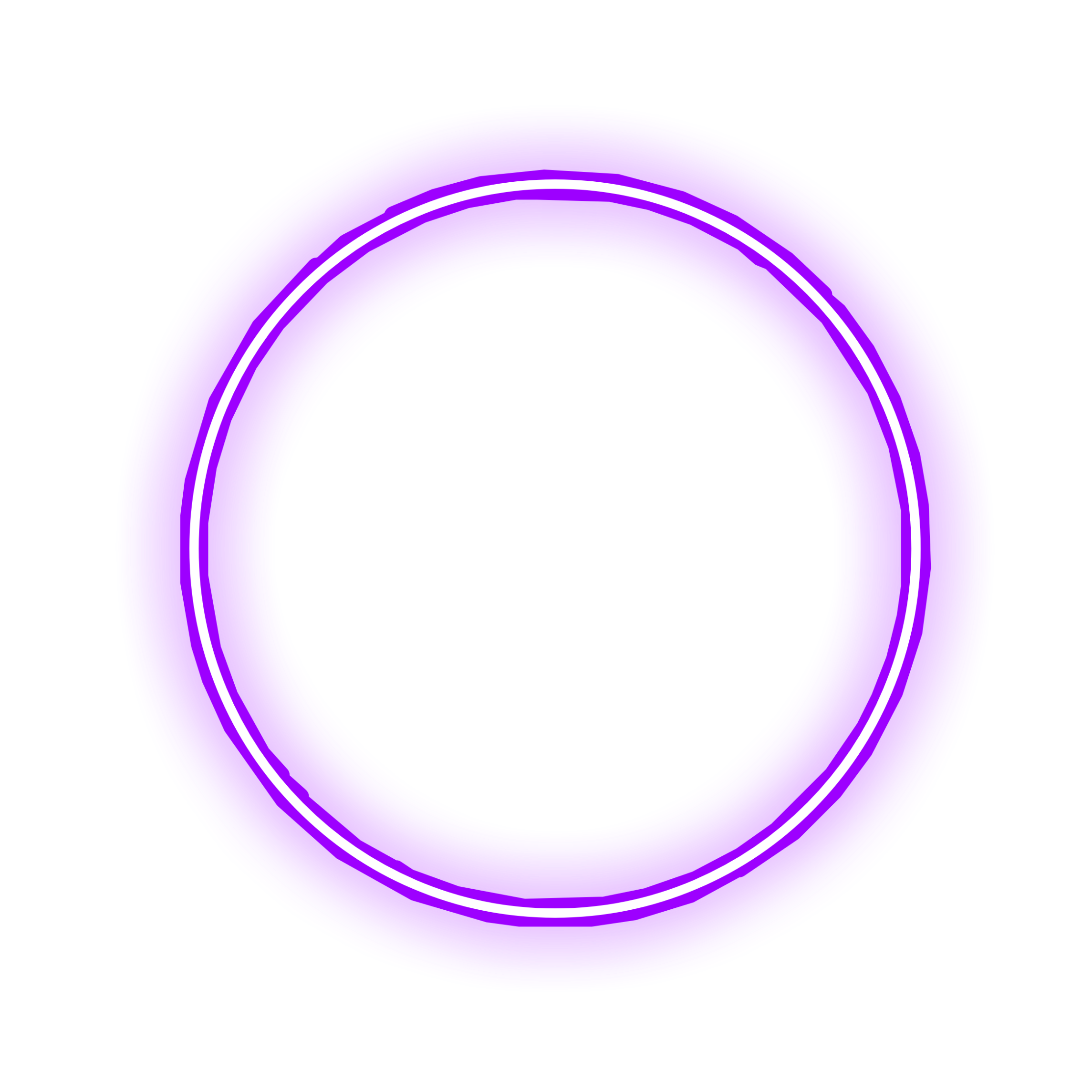 purple circle border neon frame sticker by @itsjagbir