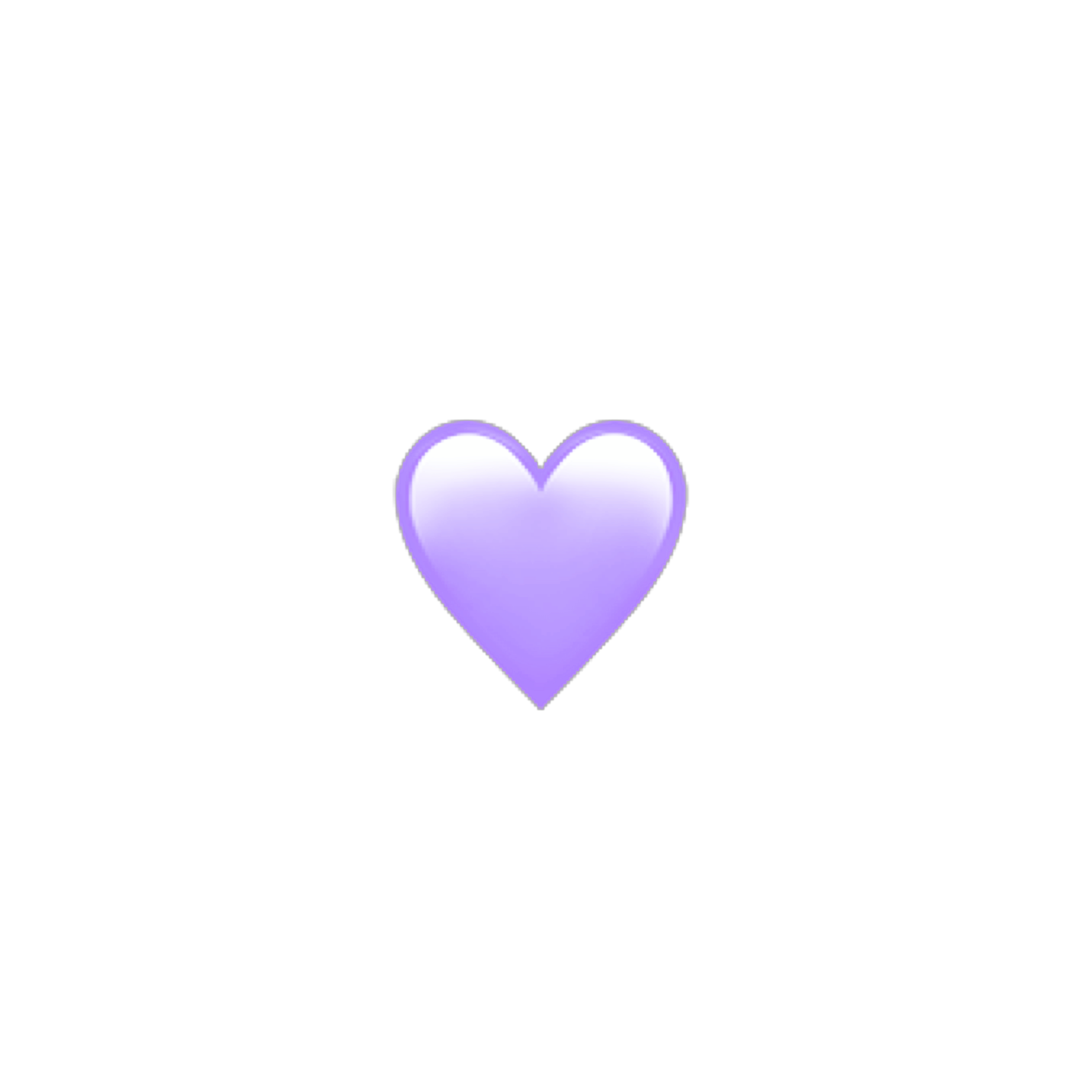 Purple Emoji Heart Peachy Sticker By Peachyeditzz