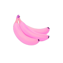 freetoedit banana bananas pink estetica