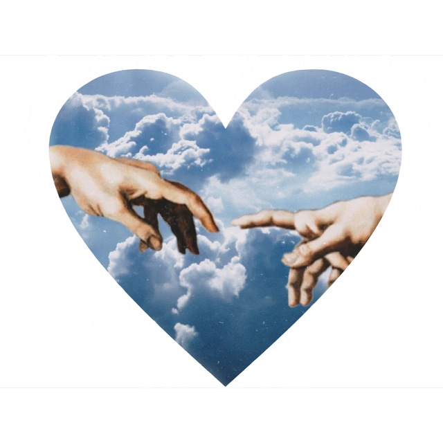 Heart Clouds Sky Hands Aesthetic Sticker By Sasou Siwar Heart Clouds Sky Hands Aesthetic Sticker By Sasou Siwar