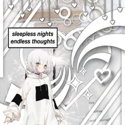 anime animegirl white whiteaesthetic animeedit freetoedit