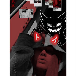 black red aesthetic tumblr art freetoedit