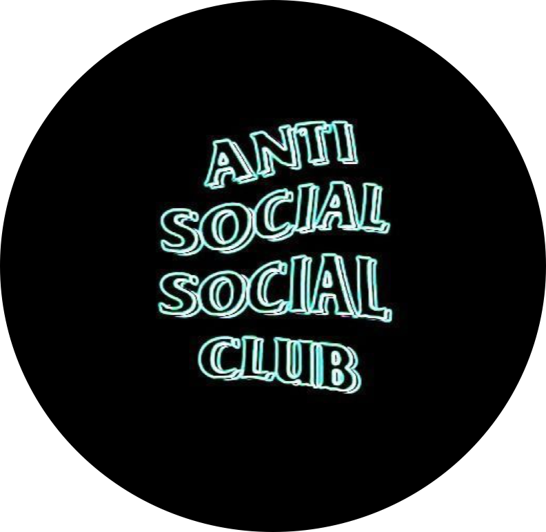antisocialsocialclub antisocial sticker by @just_a_human_