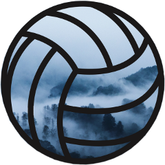 freetoedit volleyball mountains blue
