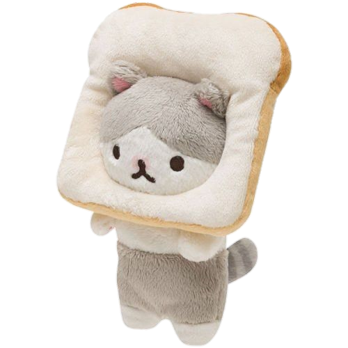 kawaii bread plush