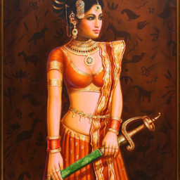 painting india maharani beautiful freetoedit